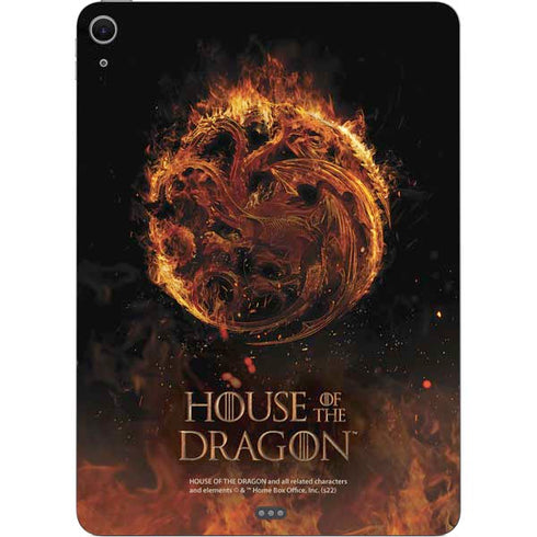 HBO House of the Dragon Flaming Tararyen Sigil Apple iPad Air Skin