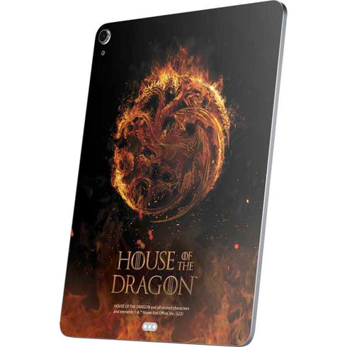 HBO House of the Dragon Flaming Tararyen Sigil Apple iPad Air Skin
