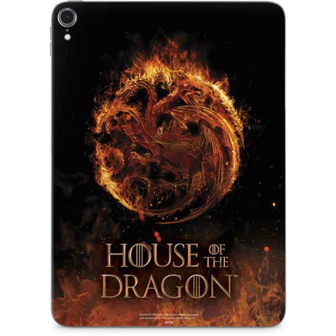 HBO House of the Dragon Flaming Tararyen Sigil Apple iPad Pro Skin
