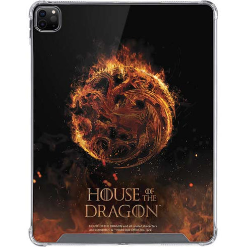 HBO House of the Dragon Flaming Tararyen Sigil iPad Cases