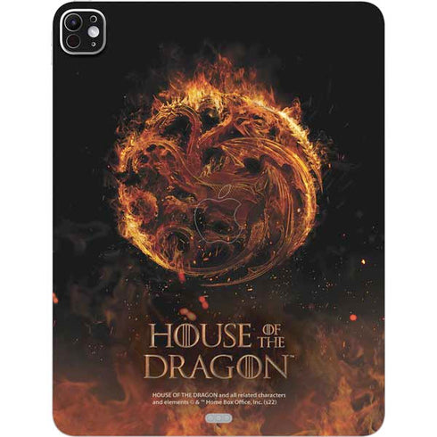 HBO House of the Dragon Flaming Tararyen Sigil iPad Pro 13in M4 (2024) Skin