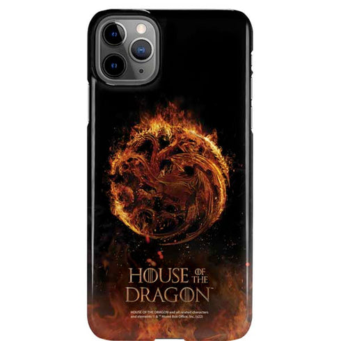 HBO House of the Dragon Flaming Tararyen Sigil iPhone Cases