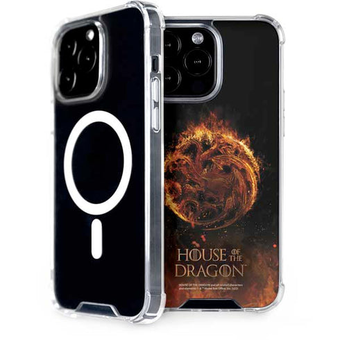 HBO House of the Dragon Flaming Tararyen Sigil iPhone Cases