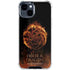 HBO House of the Dragon Flaming Tararyen Sigil iPhone 15 Clear Case