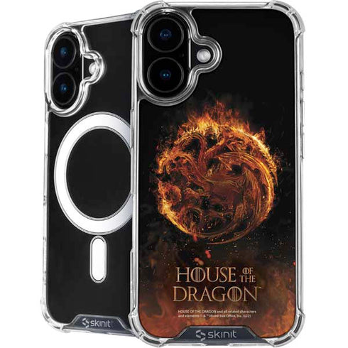 HBO House of the Dragon Flaming Tararyen Sigil iPhone 16 MagSafe Case
