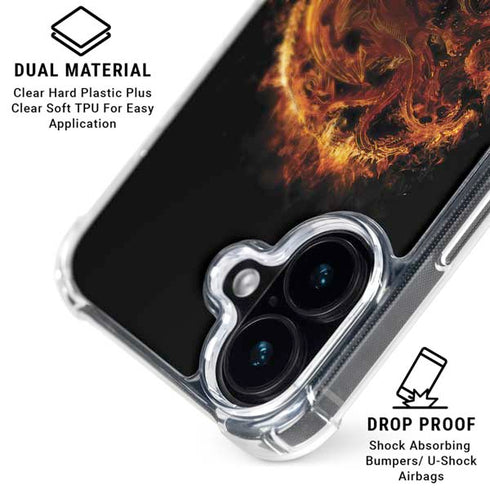 HBO House of the Dragon Flaming Tararyen Sigil iPhone 16 Plus MagSafe Case