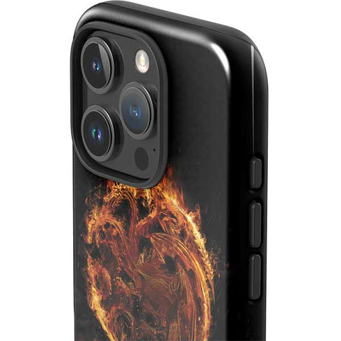 HBO House of the Dragon Flaming Tararyen Sigil iPhone 16 Pro Max Impact Case