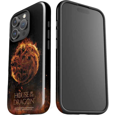 HBO House of the Dragon Flaming Tararyen Sigil iPhone 16 Pro Max Impact Case
