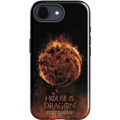 HBO House of the Dragon Flaming Tararyen Sigil iPhone 16e Impact Case