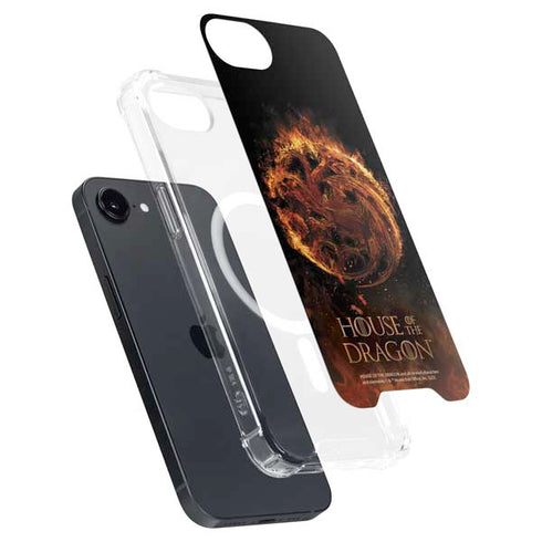 HBO House of the Dragon Flaming Tararyen Sigil iPhone 16e MagSafe Case