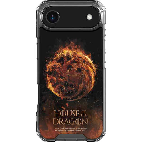 HBO House of the Dragon Flaming Tararyen Sigil iPhone 17 Air Clear Case
