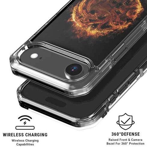 HBO House of the Dragon Flaming Tararyen Sigil iPhone 17 Air Clear Case