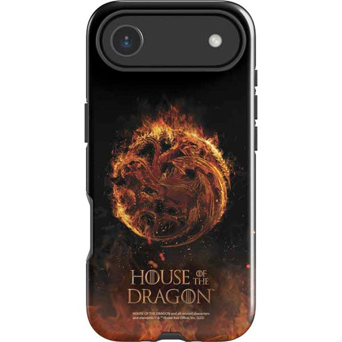 HBO House of the Dragon Flaming Tararyen Sigil iPhone 17 Air Impact Case