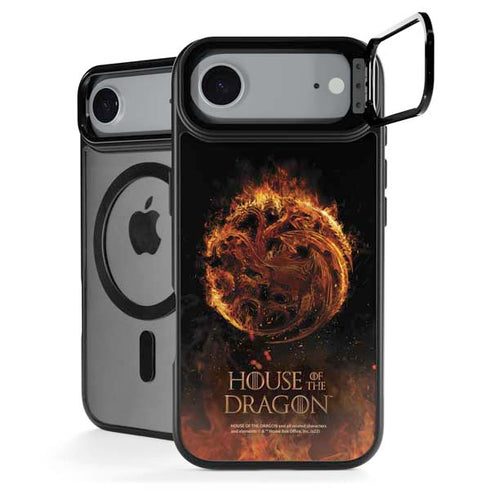 HBO House of the Dragon Flaming Tararyen Sigil iPhone 17 Air Kickstand Case
