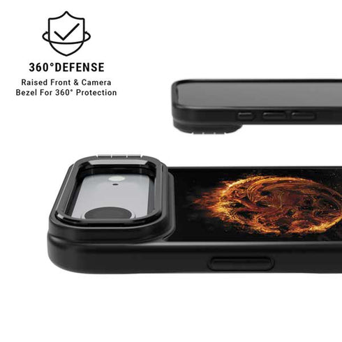 HBO House of the Dragon Flaming Tararyen Sigil iPhone 17 Air Kickstand Case