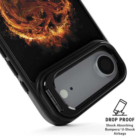 HBO House of the Dragon Flaming Tararyen Sigil iPhone 17 Air Kickstand Case