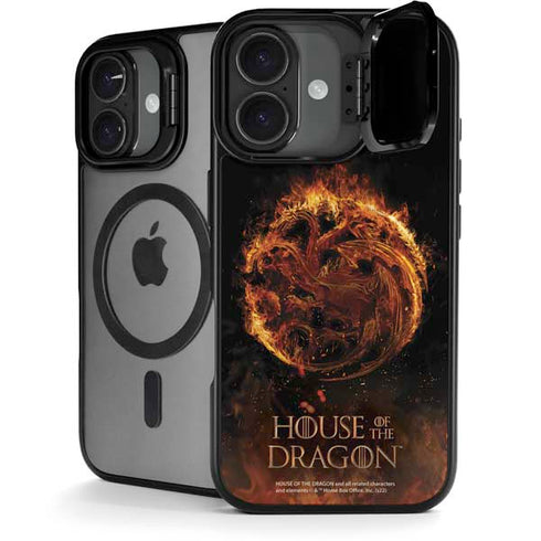 HBO House of the Dragon Flaming Tararyen Sigil iPhone 17 Kickstand Case