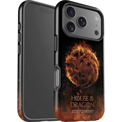 HBO House of the Dragon Flaming Tararyen Sigil iPhone 17 Pro Impact Case