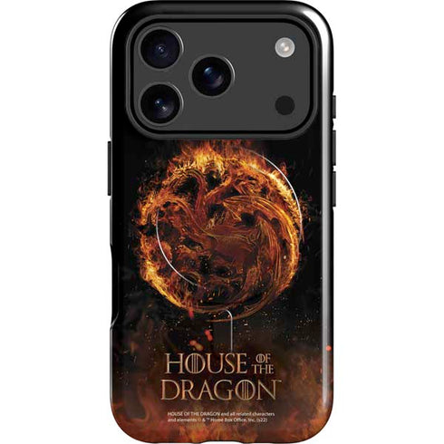 HBO House of the Dragon Flaming Tararyen Sigil iPhone 17 Pro Magsafe Impact Case