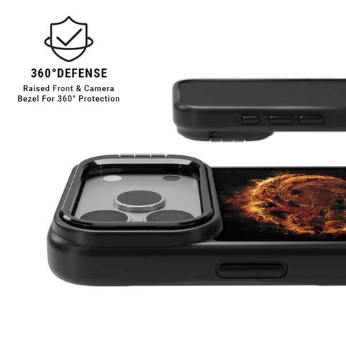 HBO House of the Dragon Flaming Tararyen Sigil iPhone 17 Pro Max Kickstand Case