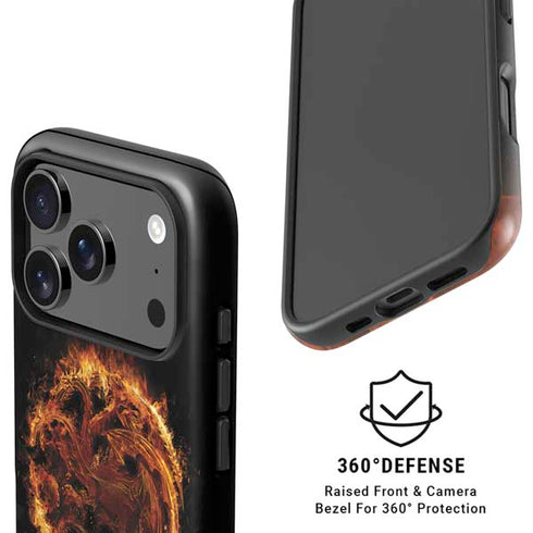 HBO House of the Dragon Flaming Tararyen Sigil iPhone 17 Pro Max Magsafe Impact Case