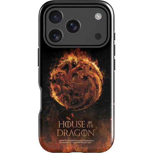 HBO House of the Dragon Flaming Tararyen Sigil iPhone 18 Pro Impact Case