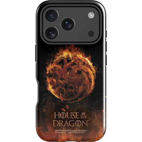 HBO House of the Dragon Flaming Tararyen Sigil iPhone 18 Pro Max Impact Case