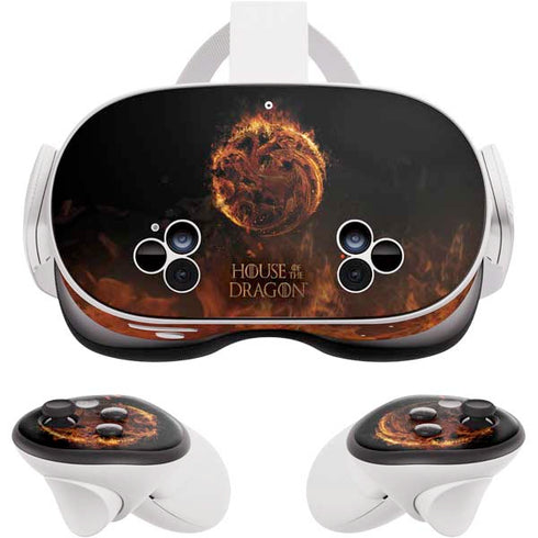 HBO House of the Dragon Flaming Tararyen Sigil Meta Quest 3S Skin