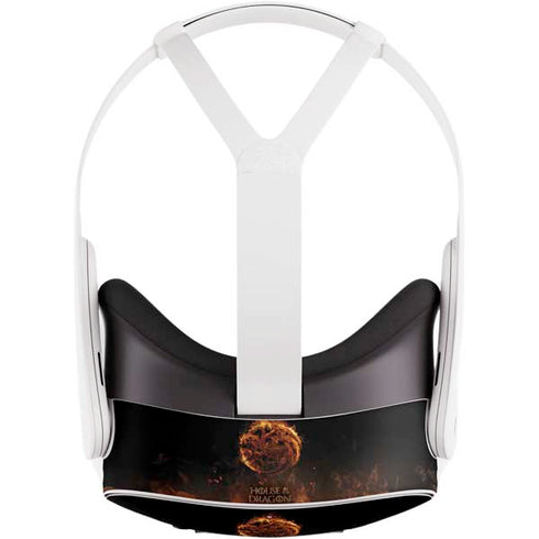 HBO House of the Dragon Flaming Tararyen Sigil Meta Quest 3S Skin