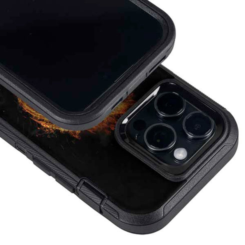 HBO House of the Dragon Flaming Tararyen Sigil Otterbox Defender iPhone Skin
