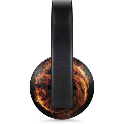 HBO House of the Dragon Flaming Tararyen Sigil PlayStation 4 Gold Wireless Headset Skin