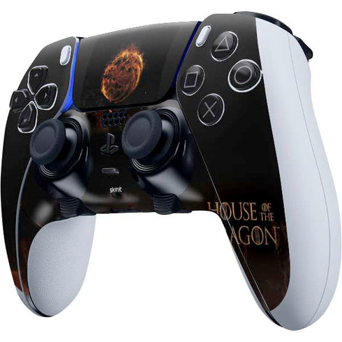 HBO House of the Dragon Flaming Tararyen Sigil PS5 DualSense Edge Pro Controller Skin