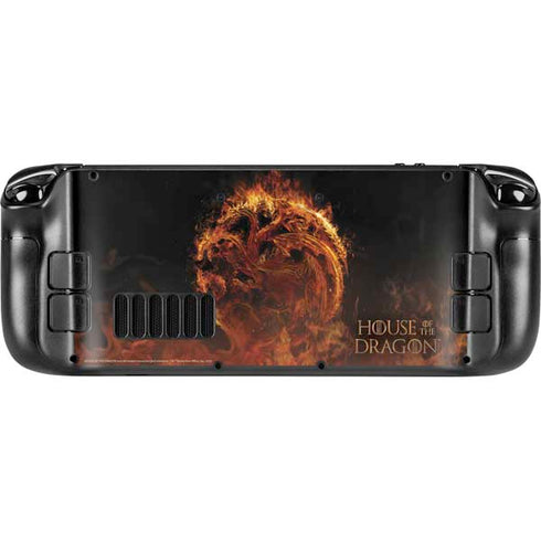 HBO House of the Dragon Flaming Tararyen Sigil Steam Deck Handheld Gaming Computer Skin