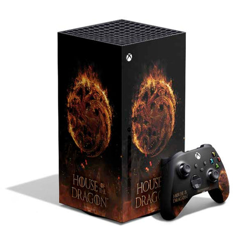 HBO House of the Dragon Flaming Tararyen Sigil XBox Series X Digital Edition Bundle Skin