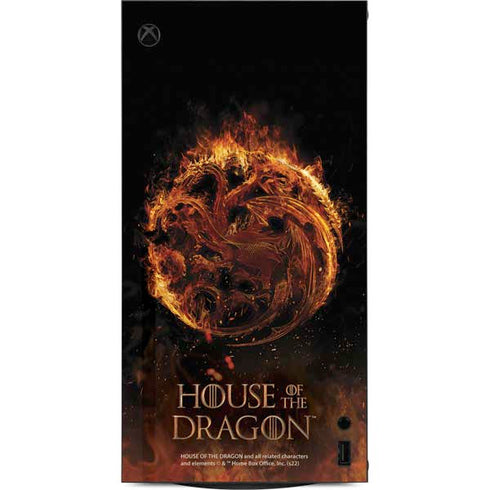 HBO House of the Dragon Flaming Tararyen Sigil XBox Series X Digital Edition Console Skin