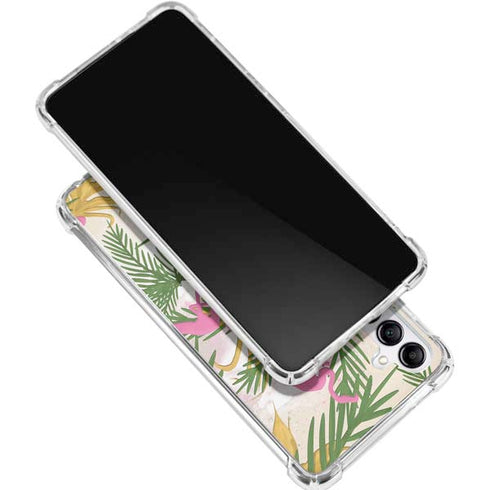 Flamingo Pattern Galaxy A16 5G Clear Case