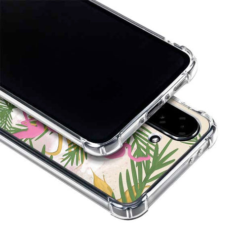 Flamingo Pattern Galaxy A36 5G Clear Case