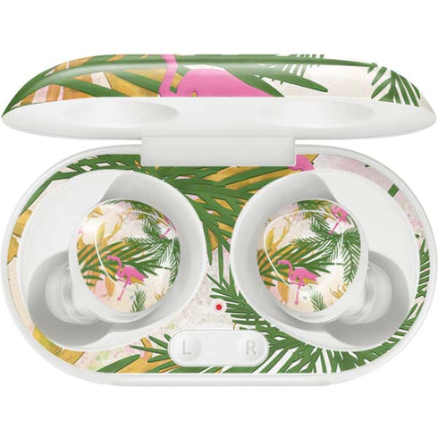 Flamingo Pattern Galaxy Buds Plus Skin