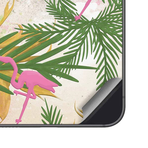 Flamingo Pattern Galaxy S25 Plus Skin