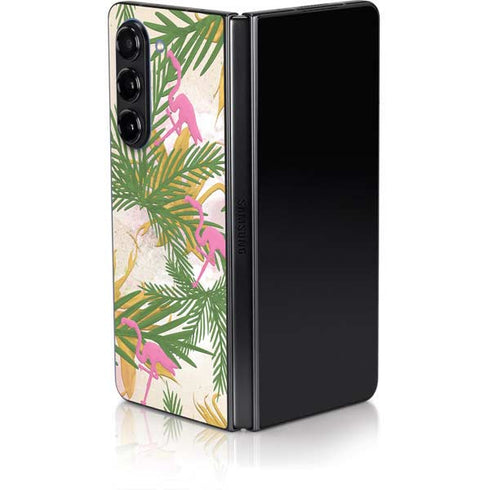 Flamingo Pattern Galaxy Z Fold5 5G Skin