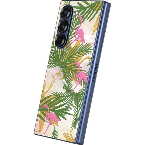 Flamingo Pattern Galaxy Z Fold6 Skin