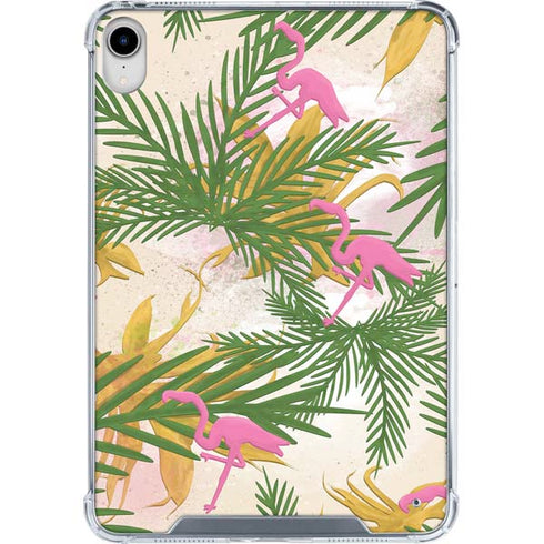 Flamingo Pattern iPad 11th Gen (2025) Clear Case