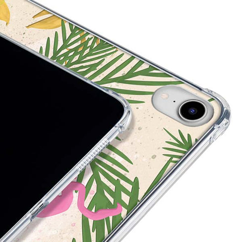 Flamingo Pattern iPad 11th Gen (2025) Clear Case
