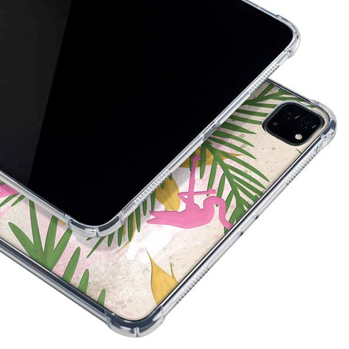 Flamingo Pattern iPad Pro 11in (2024) Clear Case