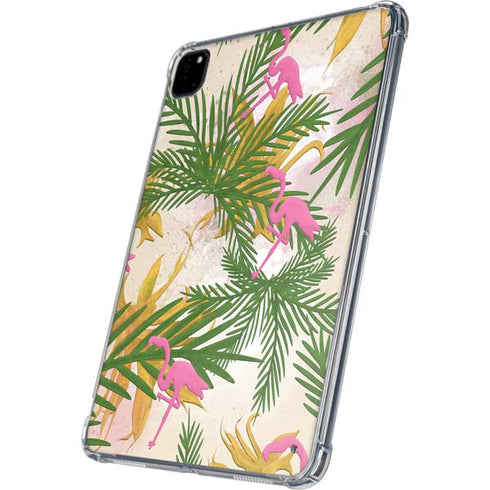 Flamingo Pattern iPad Pro 11in (2024) Clear Case