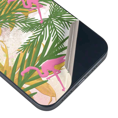 Flamingo Pattern iPhone 15 Skin