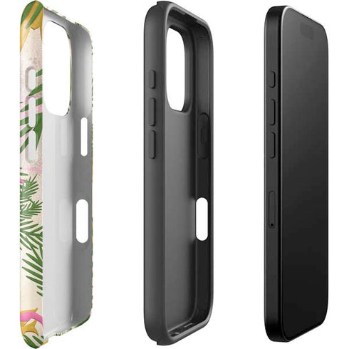 Flamingo Pattern iPhone 16 Pro Impact Case