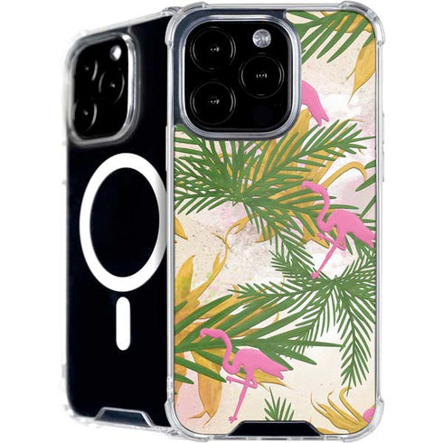 Flamingo Pattern iPhone 16 Pro MagSafe Case