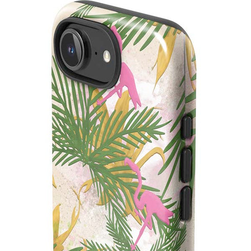 Flamingo Pattern iPhone 16e Impact Case