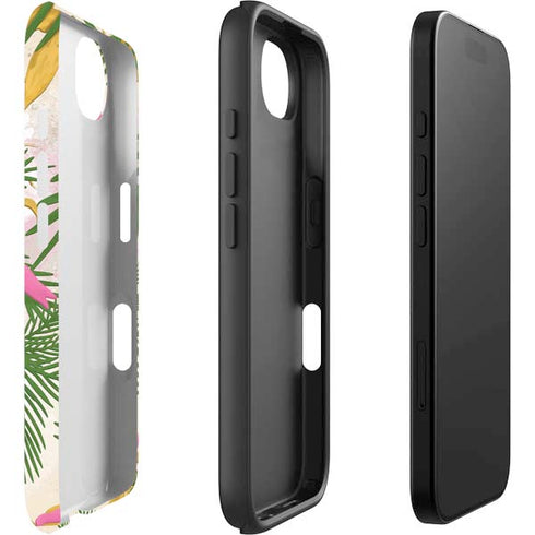 Flamingo Pattern iPhone 16e Impact Case
